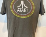 Atari Logo in Circles Unisex Adult Tee Shirt Grey Large - £7.52 GBP