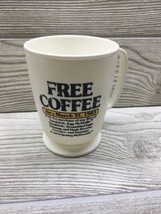 Vintage Rare 1983 McDonalds Free Coffee Promo Mug Cup Plastic Whirley Industries - £8.59 GBP