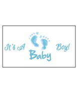 16 Boy Baby Shower Stickers, It&#39;s a boy, Labels, party supplies,Blue,Bab... - £9.58 GBP