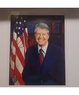 Jimmy Carter Signed 8x10 White House Office Flag Photo Autograph COA - $82.98