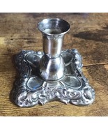 Denmark CC Carl Christensen Small Silver Plated Candle Holder Vintage Da... - $12.38