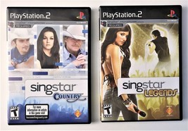 Sony Playstation 2 PS2 Sing Star Country &amp; Legends Karaoke  Singing Video Game - £16.69 GBP