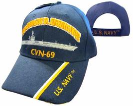 K&#39;s Novelties Navy USS Dwight Eisenhower CVN-69 Battleship Embroidered Cap Hat 5 - £10.27 GBP