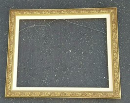 Vintage Solid Wood Frame - Gold Finish - Beautiful Detail - Vgc - Lovely Frame - $69.29