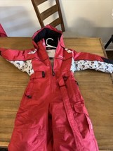 Vintage SUNICE Color Red SKI SUIT Snow Board Pants Youth Size 3 - $49.50