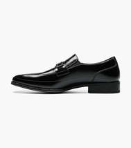 Stacy Adams Wakefield Bike Toe Bit Slip On Shoes Black 20141-001 image 6