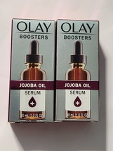 (2) Olay Boosters Jojoba Oil Booster Serum 1 fl oz 30 ML Hydration Skincare New - £14.99 GBP
