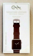 NEW CaseMate Signature LEATHER Strap for Apple Watch Band 42mm Tobacco B... - $15.79