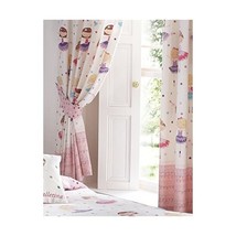 Ballerina Pencil Pleat Curtains Pair 66 x 72 inch Fully Lined Curtains w... - $38.00