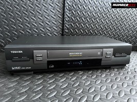 Toshiba W-603 Stereo HiFi VCR VHS Player VHS head w/ AV Cable  NO REMOTE - $69.29