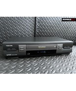 Toshiba W-603 Stereo HiFi VCR VHS Player VHS head w/ AV Cable  NO REMOTE - £54.48 GBP