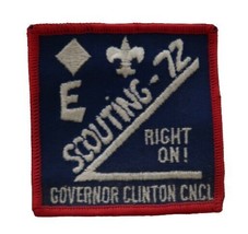 Vintage 1972 Boy Scouts Governor Clinton Council NYS Sew on Patch - £11.98 GBP