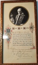 Most Holy Father ~ Framed Print of Pope Pius XI ~1928 ~ Collectible ~ Art - £58.68 GBP