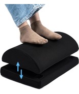 Footrest - Foot Rest for under Desk at Work - Memory Foam Foot Stool wit... - £23.67 GBP
