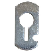 3&quot; x 1.5&quot; Heavy Duty Chain Door Keeper with Key Hole Ranch Gates Zinc Plated - £6.35 GBP