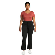 Time and Tru Women&#39;s Mid Rise Bootcut Jeans, 31&quot; Inseam Black - Size 6 R... - $19.99