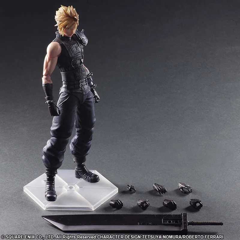 Play Arts Kai Cloud Strife PVC Action Figure VII Edition 2 Collection Model Toys - £48.28 GBP+