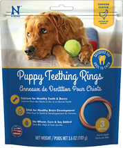 N-Bone Puppy Teething Ring Chicken Flavor 3 count N-Bone Puppy Teething Ring Chi - £12.37 GBP