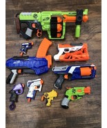 9 Nerf Gun Doominator Jolt Sharpfire Rukkus Strongarm Doublestrike Triad... - $85.00