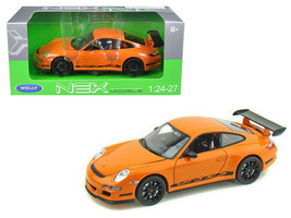 Porsche 911 997 GT3 RS Orange 1/24 Diecast Car Welly - £29.49 GBP