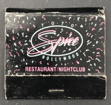Spice Club 7070 Hollywood Nightclub Los Angeles CA Matchbook Used 9 Rema... - £7.56 GBP