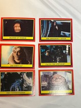 1983 Topps Star Wars Return of the Jedi Trading Cards Lot Of 6 - £6.38 GBP