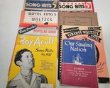Vintage Songbook/Magazine Lot 10 Roy Acuff Bing Crosby Lanny Ross Strauss - $15.98