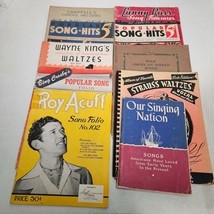 Vintage Songbook/Magazine Lot 10 Roy Acuff Bing Crosby Lanny Ross Strauss - £12.55 GBP