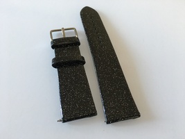 Bling Shiny Glitter Black PU Leather For Galaxy Watch Huawei Watch Strap... - £23.97 GBP