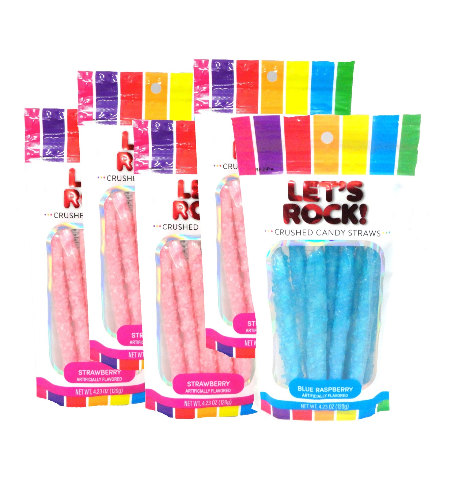 new rock candy 5 packs rock candy straws #Candy #RockCandy #CandyStraws #Sweets  - $25.99