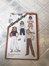 GIRLS CHILDS UNCUT SIMPLICITY Sewing Pattern 5633 KNICKERS PANTS CULOTTE... - $10.63