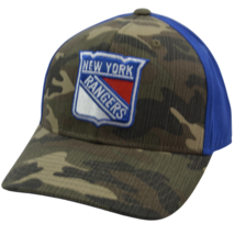 New York Rangers Adidas 11ETZ NHL OSFA Adjustable Camo Hockey Hat - £18.59 GBP