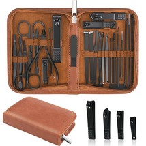 Manicure Set Professional Nail Clipper Kit-26 Pieces Stainless Steel Man... - $22.76