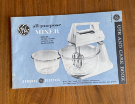 GE All Purpose Mixer Manual - £7.86 GBP