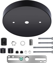 Canomo 5 1/8 Inches Ceiling Lighting Canopy Kit Pendant Light Plate Cover, Black - £23.96 GBP