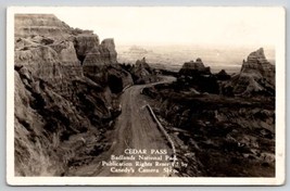 Badlands National Park Cedar Pass  South Dakota RPPC Postcard B35 - £5.53 GBP