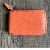 Accordion Style Card ID Wallet Coral Orange - $17.82
