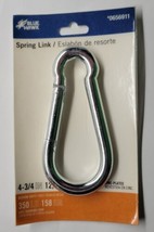 Blue Hawk 4-3/4in Spring Snap Quick Link 350lb Zinc-Plated 0656911 - £7.03 GBP
