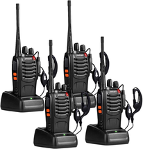 Walkie Talkies Long Range for Adults with Earpieces,16 Channel Walky Talky Recha - £42.27 GBP