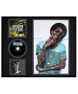 Wiz Khalifa Signed Framed 16x20 Work Hard Play Hard CD &amp; Photo Display AW - £193.81 GBP
