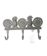 Cast Iron Antique Look Metal Wall Mounting Coat Hanger  Bronze Color - $29.69