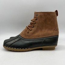 Original Weatherproof Vintage Mens Brown Black Pull On Duck Boot Size 12 M - £27.25 GBP