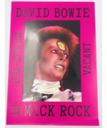 2017 David Bowie Vacant by Mick Rock Photography Japan Exhibit Hot Pink ... - $41.86