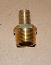 5/8&quot; Hose Barb x 1&quot; Male NPT Pipe Crimp Fitting Rigid USA Adapter 1 each... - $5.49