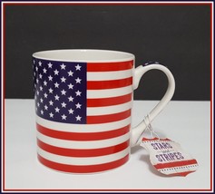 NEW Home Essentials American Flag Coffee Mug 17 OZ Stoneware - $19.99