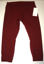 New NWT Lululemon Wunder Train Leggings 16 HR 25 Womens Date Brown Prett... - $76.03