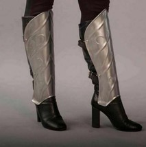 Medieval Leg Armor - Acero Greaves. Armor &quot;Queen Of The Elfos &quot;Halloween - £60.30 GBP