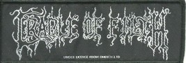 Cradle Of Filth Logo 2018 - Woven Sew On Patch Official Merchandise - £3.97 GBP