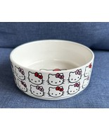 2023 Hello Kitty Faces Ceramic Pet Dog or Cat Bowl New 6.5” Food Water Dish - £21.93 GBP