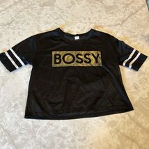 Rue21 Jersey Size Small Black Short Sleeve - $8.97